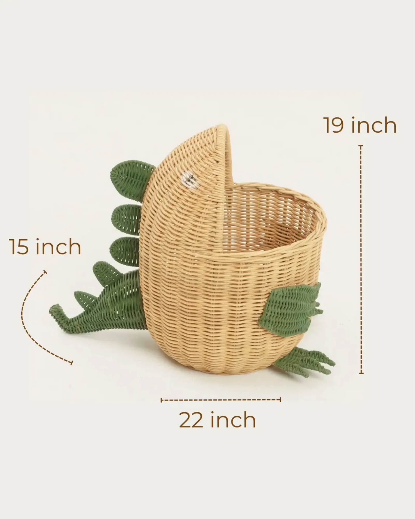 Iggy the Dino Storage Basket